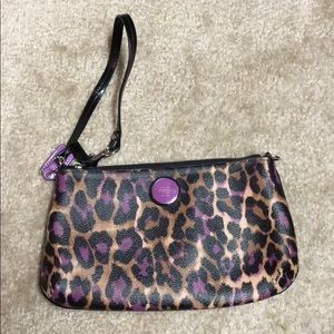 Cheetah Coach Wristlet